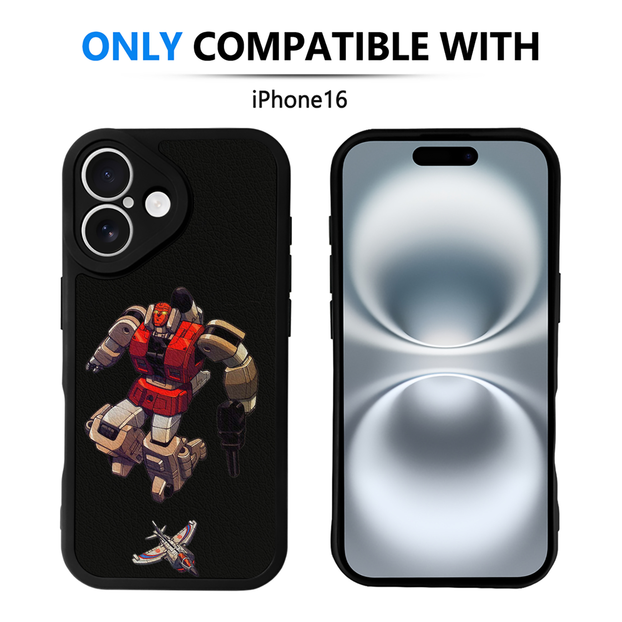 （画像用）  【iPhone 16シリーズ対応】シリコンスマホケース（レザー調） 材質：シリコン